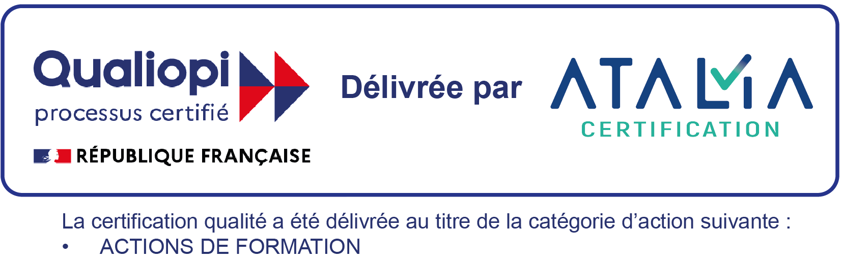 Image certification Qualiopi